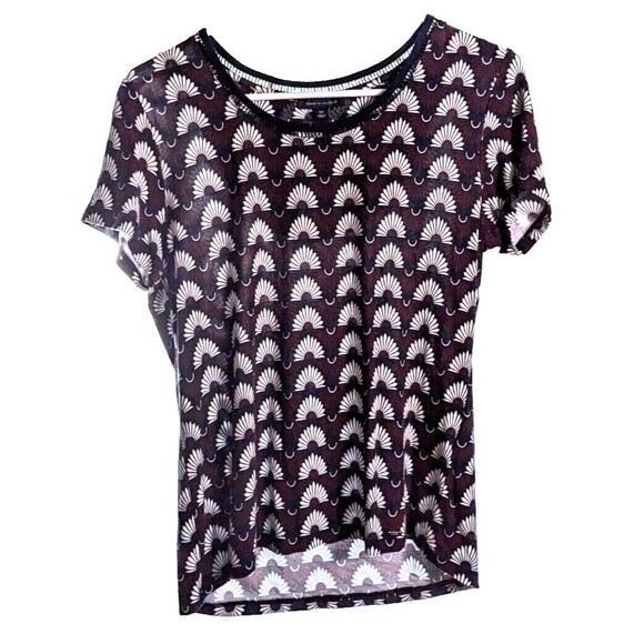 Tommy Hilfiger women's blue/white top size small preowned - Picture 2 of 6